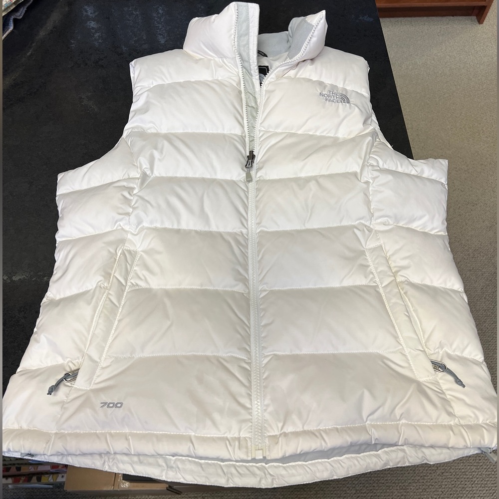 North Face Women’s White Puffer Vest